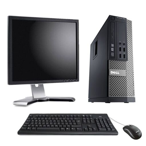 Computadora Dell Optiplex 7010 SFF, 2.8 GHz, 4 GB RAM, 320 GB Almacenamiento + Monitor de 22 Pulgadas