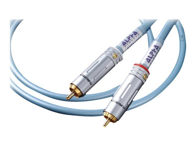 Furutech ADL Alpha Line 1 Audio Cable - 1m, RCA Male to Male, Shielded (Pack of 2)