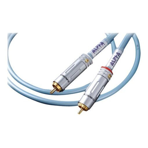 Furutech ADL Alpha Line 1 Audio Cable - 1m, RCA Male to Male, Shielded (Pack of 2)