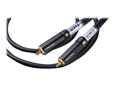 Furutech Alpha Line Plus Audio Cable - 1m Shielded RCA Male to RCA Male (Pack of 2)