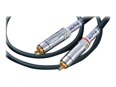 Furutech Alpha Line 2 Audio Cable, 1m, RCA Male to Male, Shielded (Pack of 2)