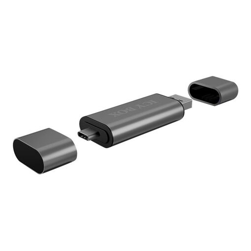 Lector de tarjetas RaidSonic ICY BOX IB-CR200-C (MMC, SD, microSD, SDHC, microSDHC, SDXC, microSDXC, SDHC UHS-I, microSDHC UHS-I) - USB 2.0