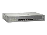 Digital Data Communications GEP-0821 - Switch - 8 x 10/100/1000 (PoE) - Desktop