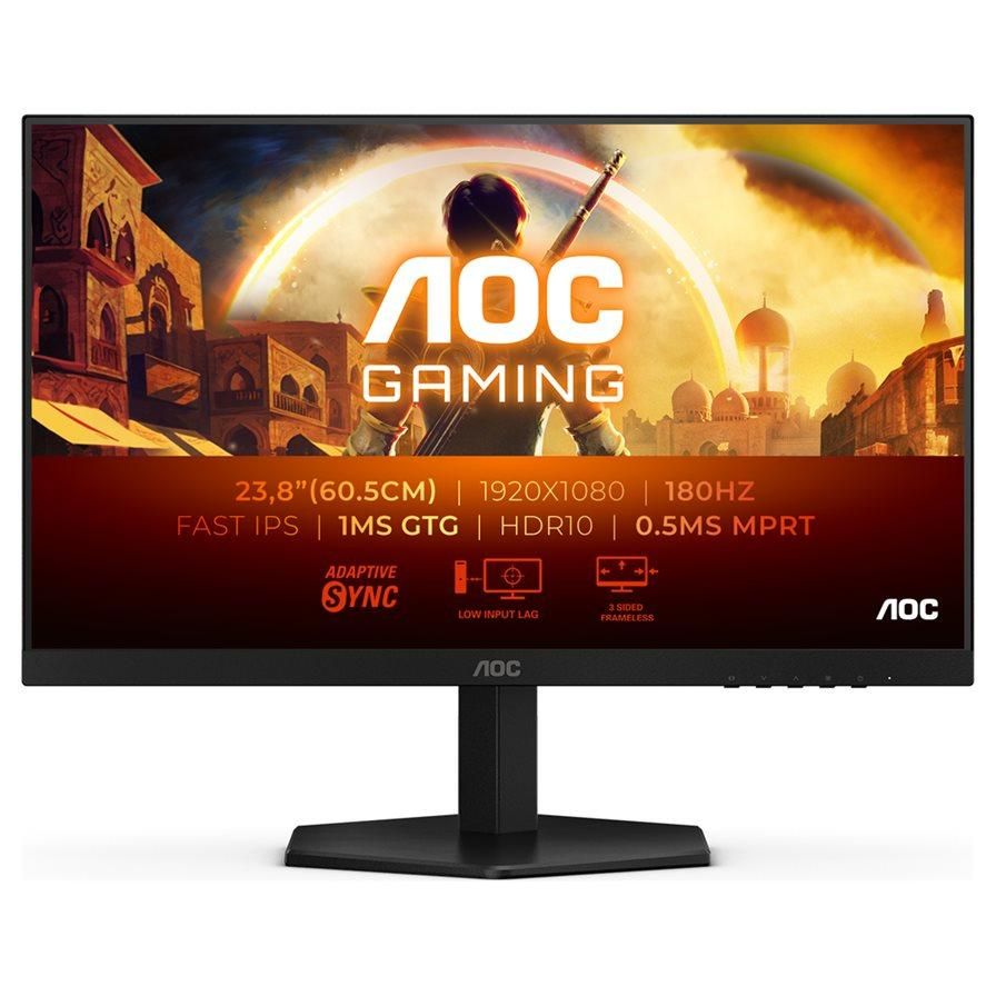 AOC 24G42E - 24" LED Gaming Monitor - Full HD 1080p @ 180Hz - IPS Fast - Black
