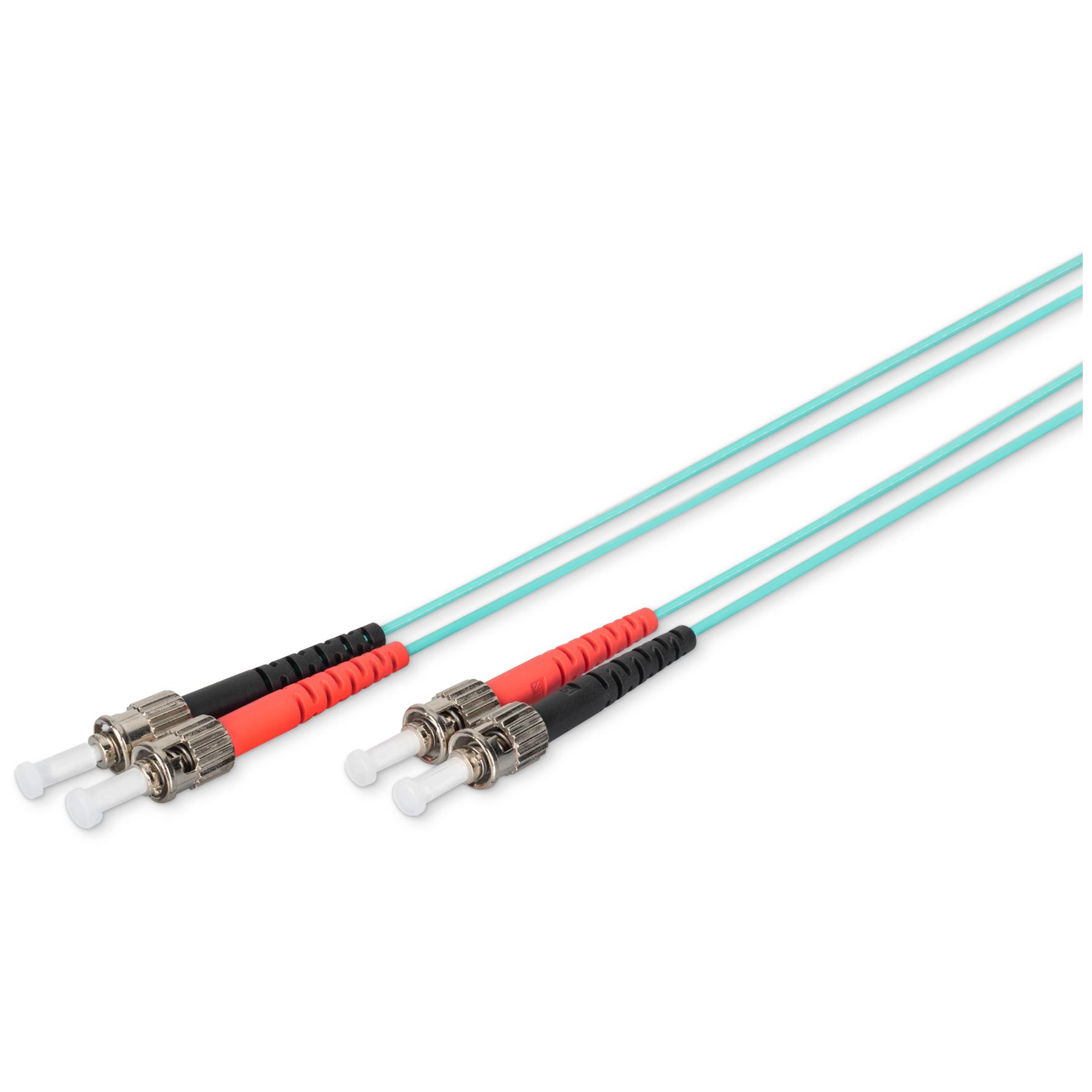 Digitus Professional Multi-Mode Optical Cable, 1m, OM3, ST/ST
