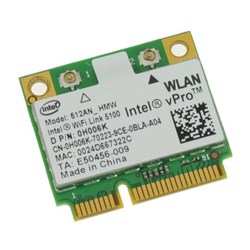 Tarjeta Wi-Fi Intel Pro 512AN_HMV 802.11b/g WLAN