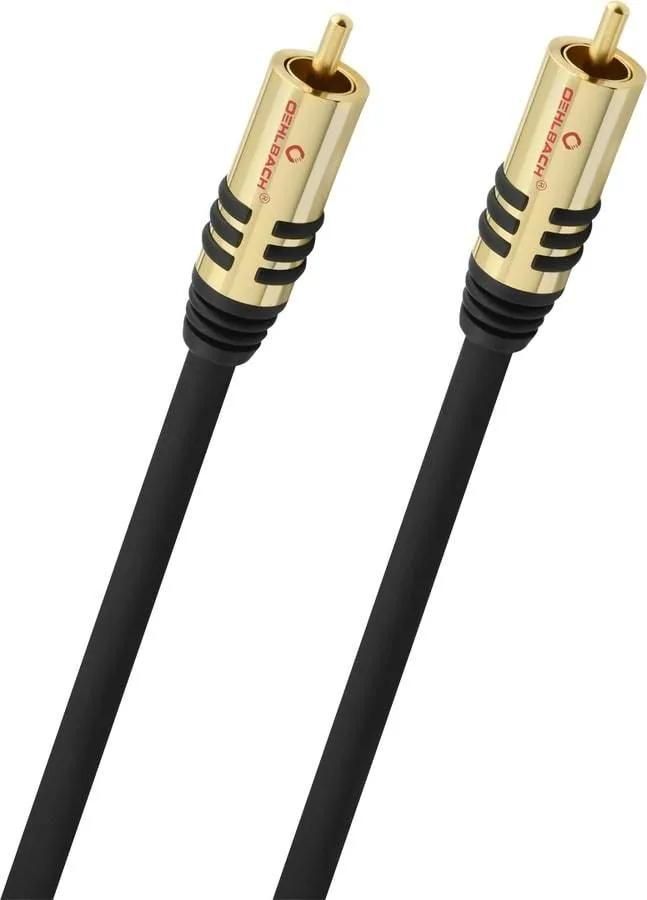 Oehlbach Cinch Audio Cable 5m Black