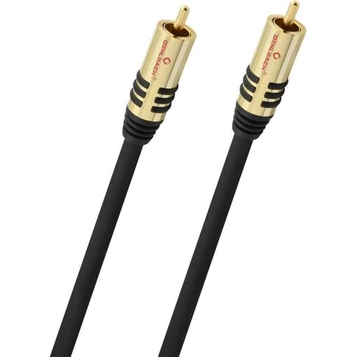 Câble audio Oehlbach Cinch 5m Noir