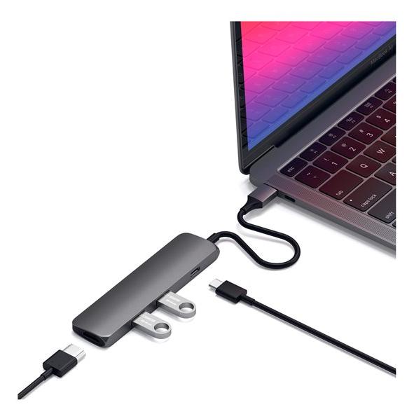 Adaptador USB-C Slim de múltiples puertos de Satechi