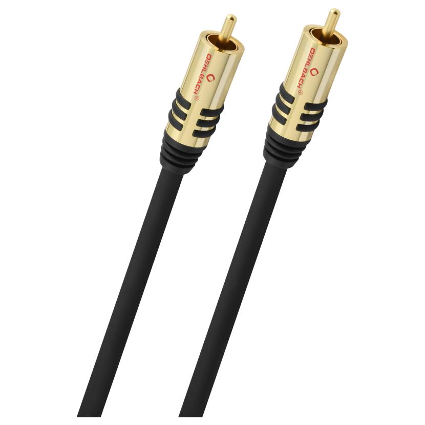 Oehlbach NF Sub 8m Audio Cable - RCA Black
