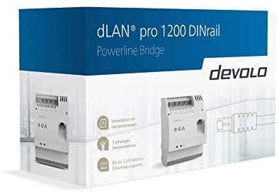 Devolo dLAN Pro 1200 DINrail - 1GbE CPL Adapter, HomePlug AV (HPAV) - DIN Rail Mount