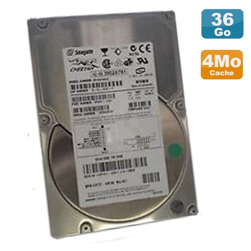 Disco duro interno de Seagate de 36 GB, Ultra SCSI, 10000 RPM, memoria caché de 4 MB (ST336706LC)