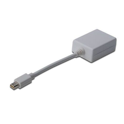 Cable adaptador DisplayPort Digitus, 0,15 m, Blanco