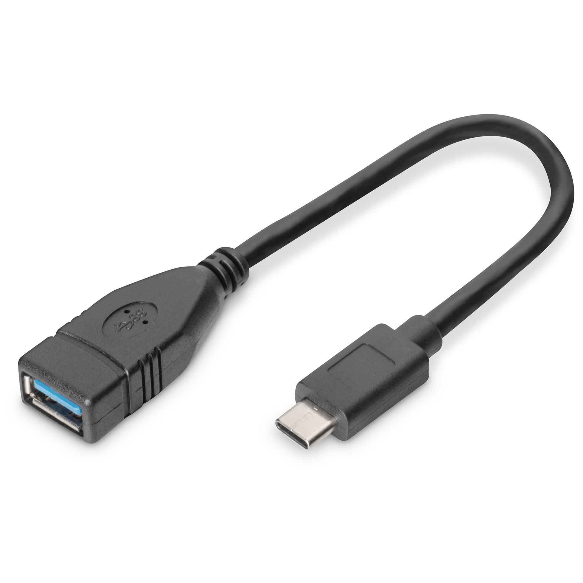 Digitus USB-C to USB-A Adapter (0.15m, OTG)