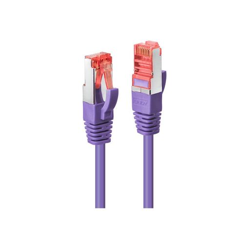 Cable Lindy CAT6e SFTP, 5m, RJ-45 (M) a RJ-45 (M), Púrpura