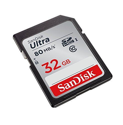 Carte mémoire SanDisk Ultra 32 Go SDHC, U1, 80 Mo/s [Dernière version]