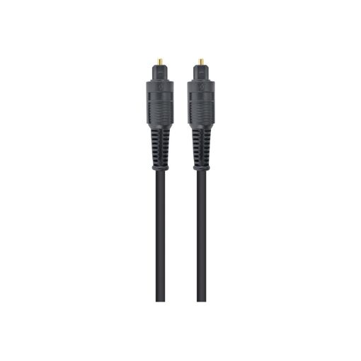 Câble audio numérique Gembird - Noir, 2 m, connecteur Toslink mâle/mâle