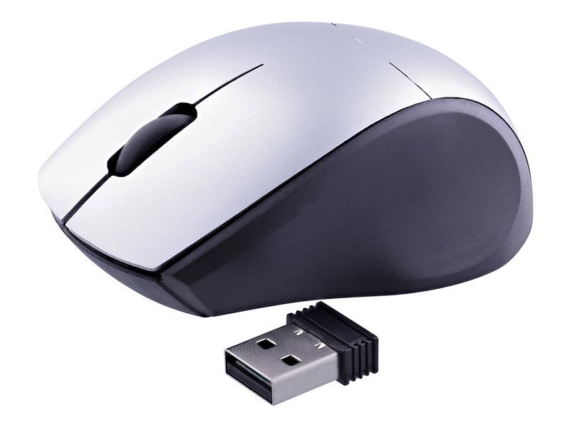 TNB Miny MM240 - Wireless Mouse - 3 Buttons - Optical - Gray