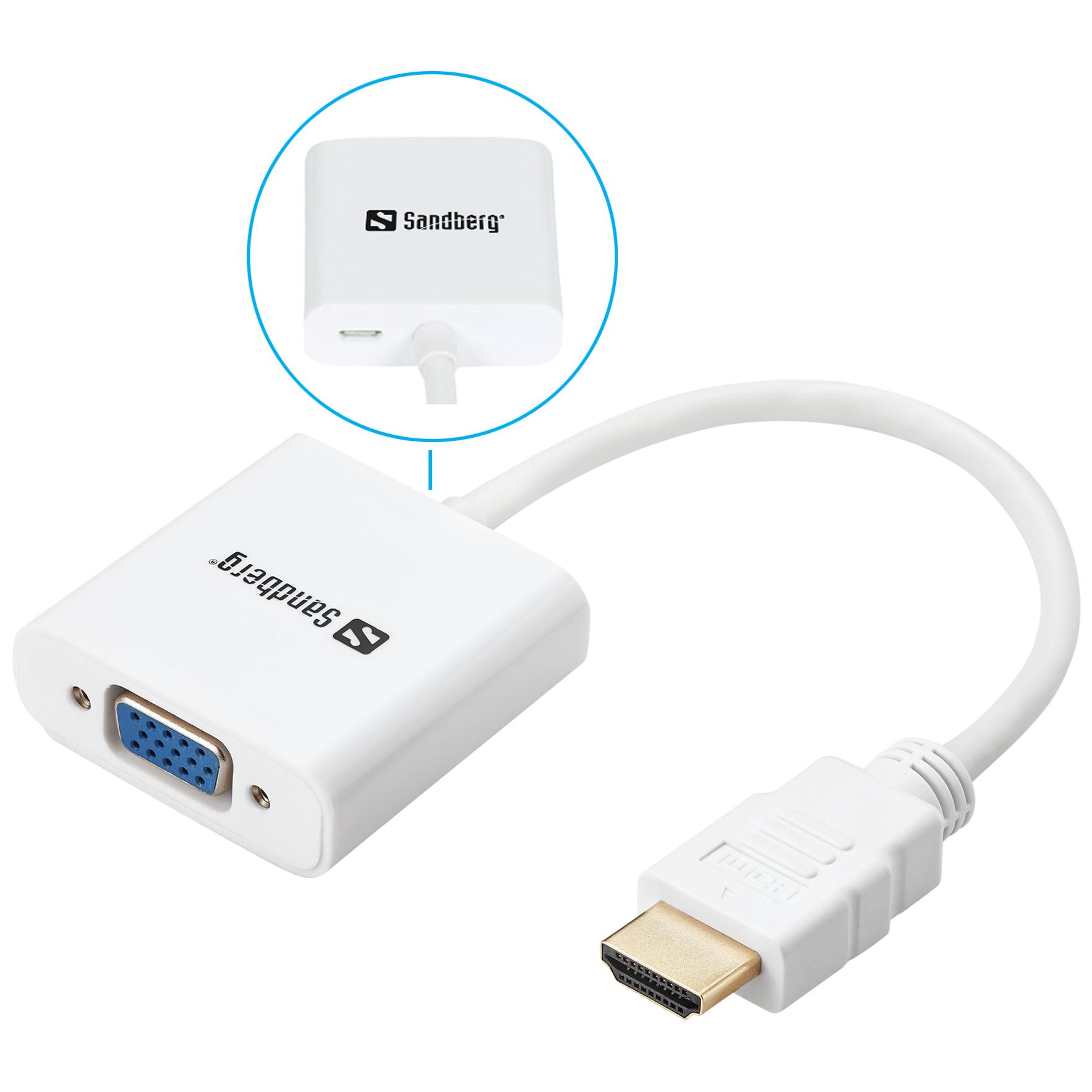 Conversor Sandberg HDMI a VGA