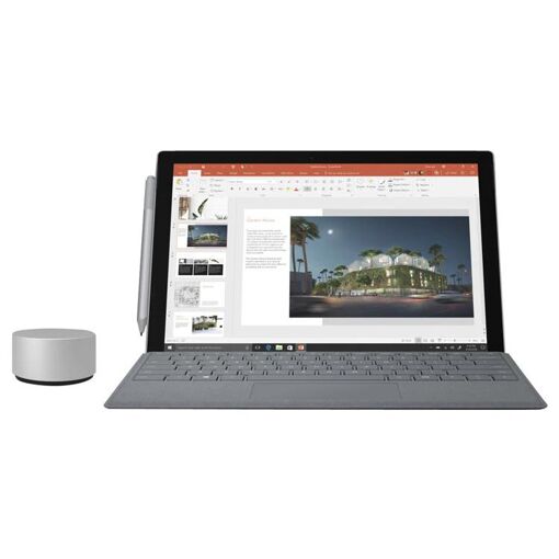 Surface Pro Microsoft - Écran 13'', Snapdragon X Elite, 16 Go RAM, 512 Go SSD, Adreno Qualcomm - Argent