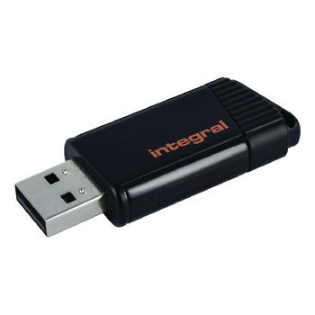 Integral Pulse USB Flash Drive - 32GB - USB 2.0 - Orange
