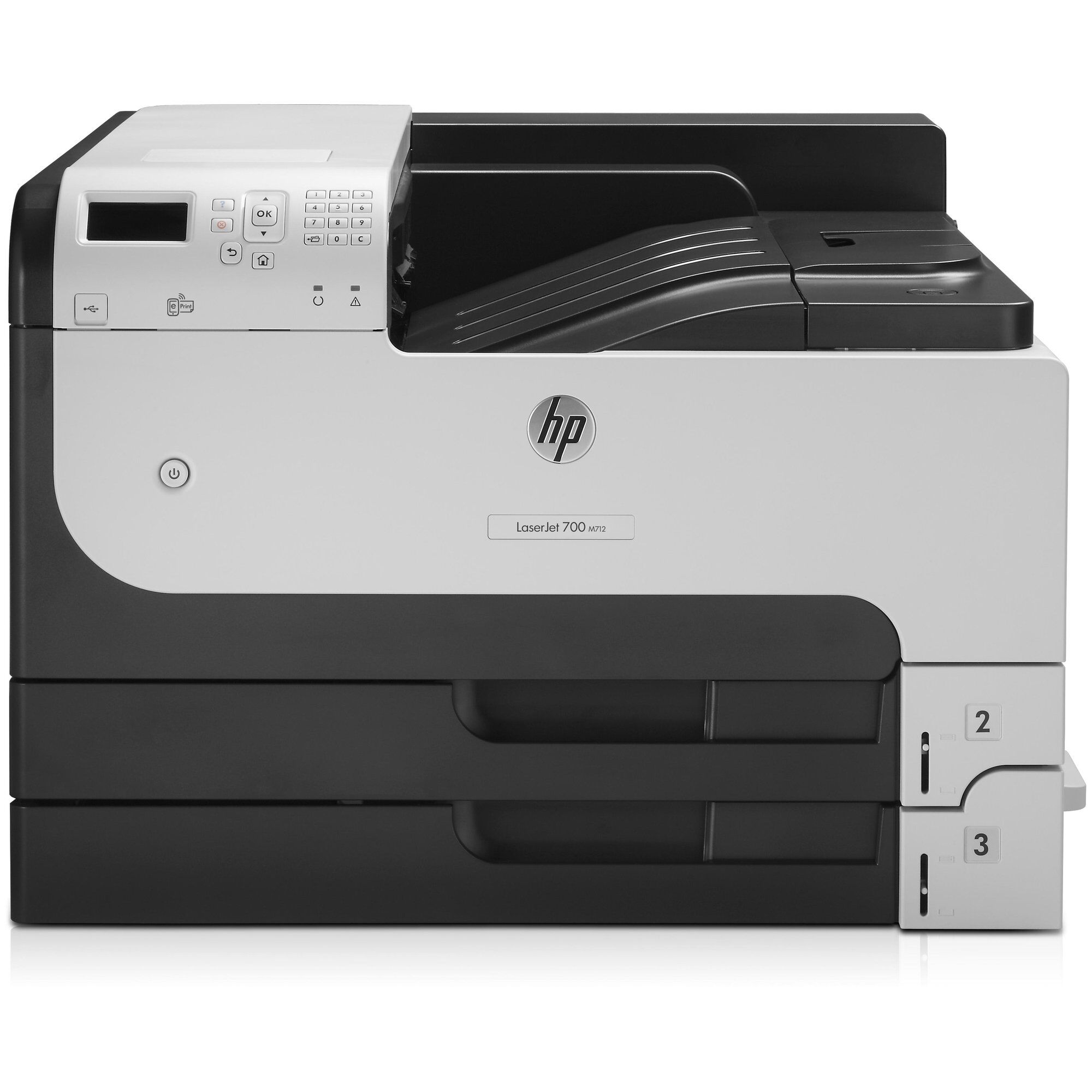 HP LaserJet Enterprise 700 M712dn Noir et blanc Imprimante, Ethernet uniquement; Recto verso