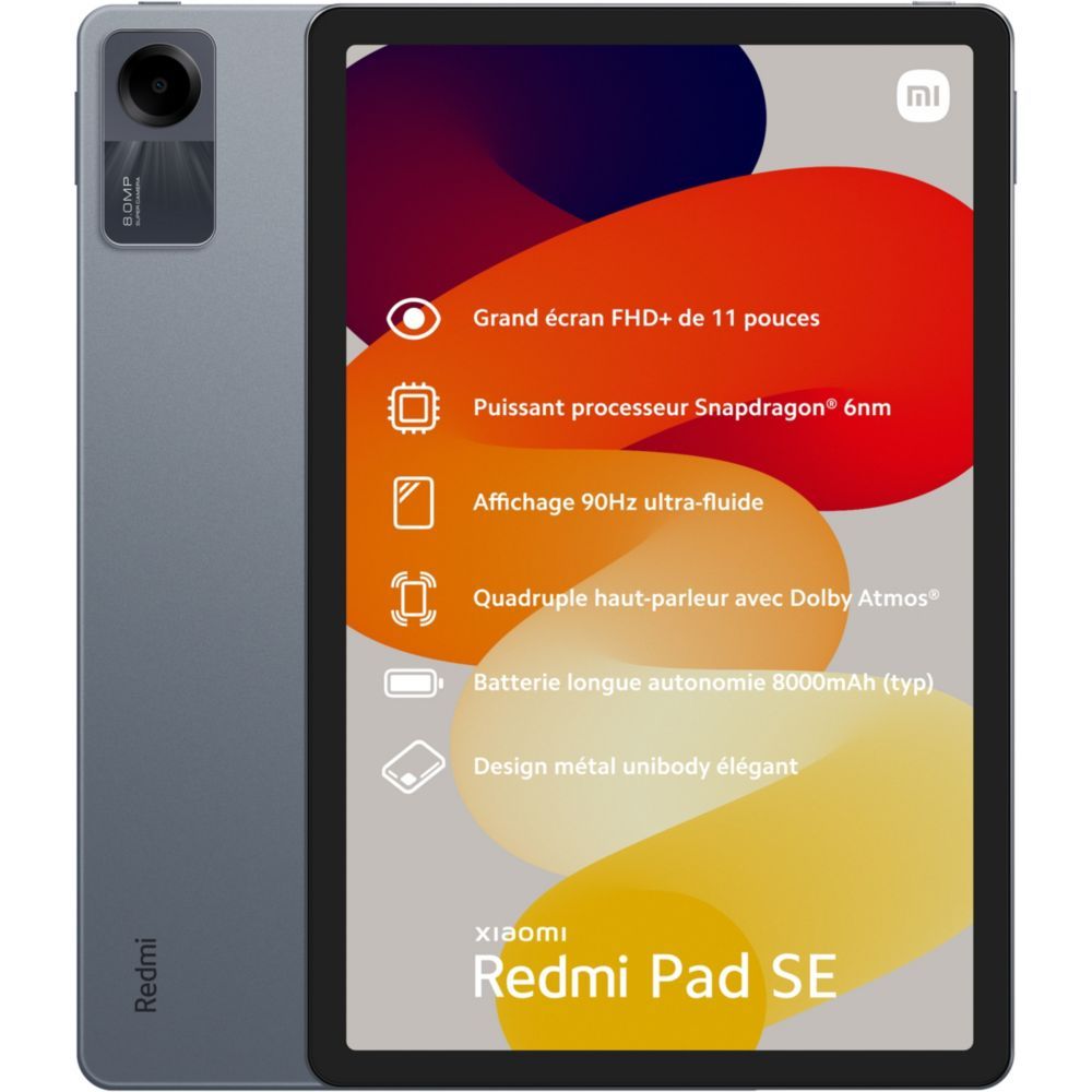 Xiaomi Redmi Pad SE 128GB, 11-inch Gray Graphite Tablet