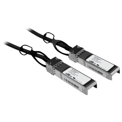 StarTech Direct Connect SFP+ Cable, 5m, Twinaxial, Compatible with Cisco SFP-H10GB-CU5M (SFPCMM5M)