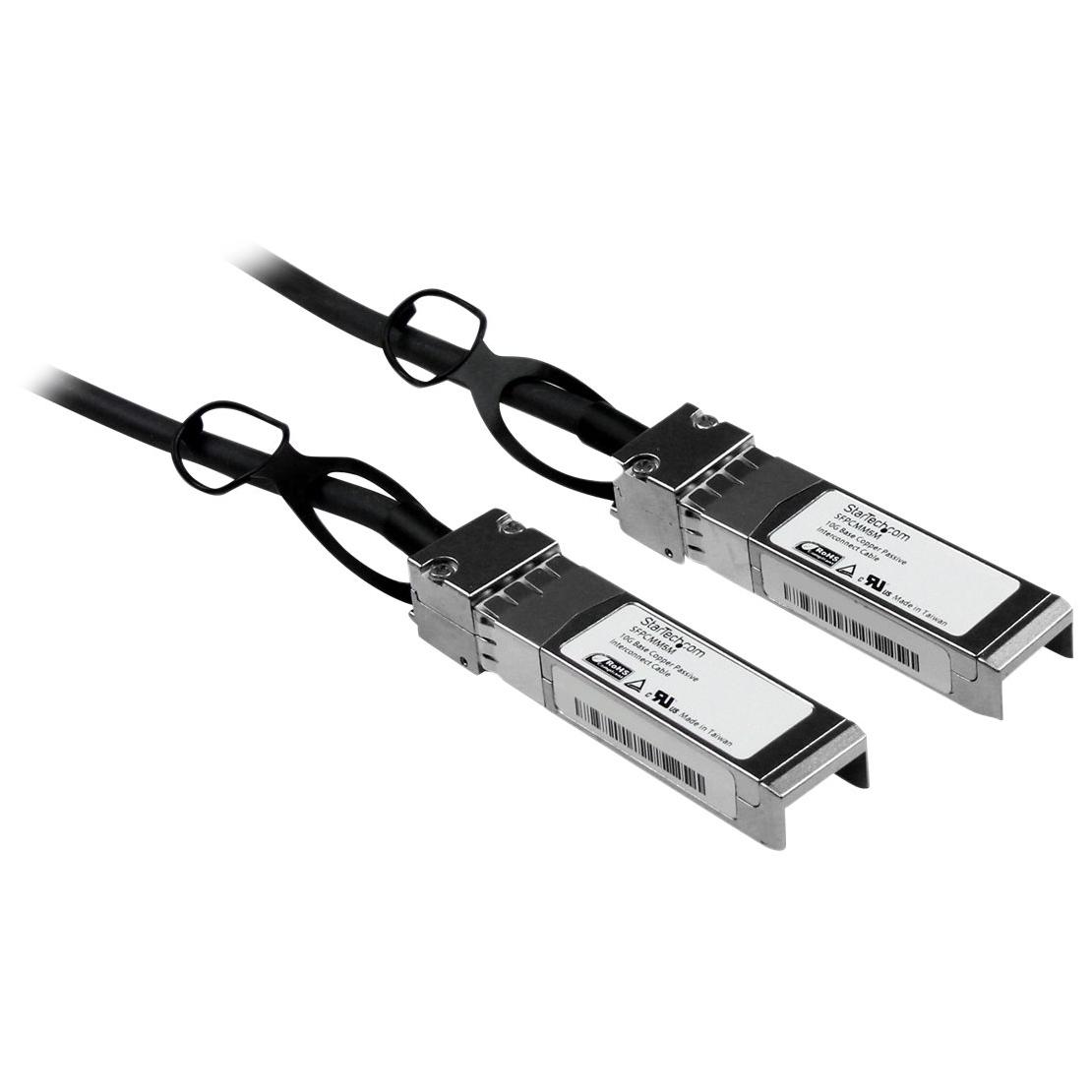 Cable de conexión directa SFP+ de StarTech, 5 m, twinaxial, compatible con Cisco SFP-H10GB-CU5M (SFPCMM5M)
