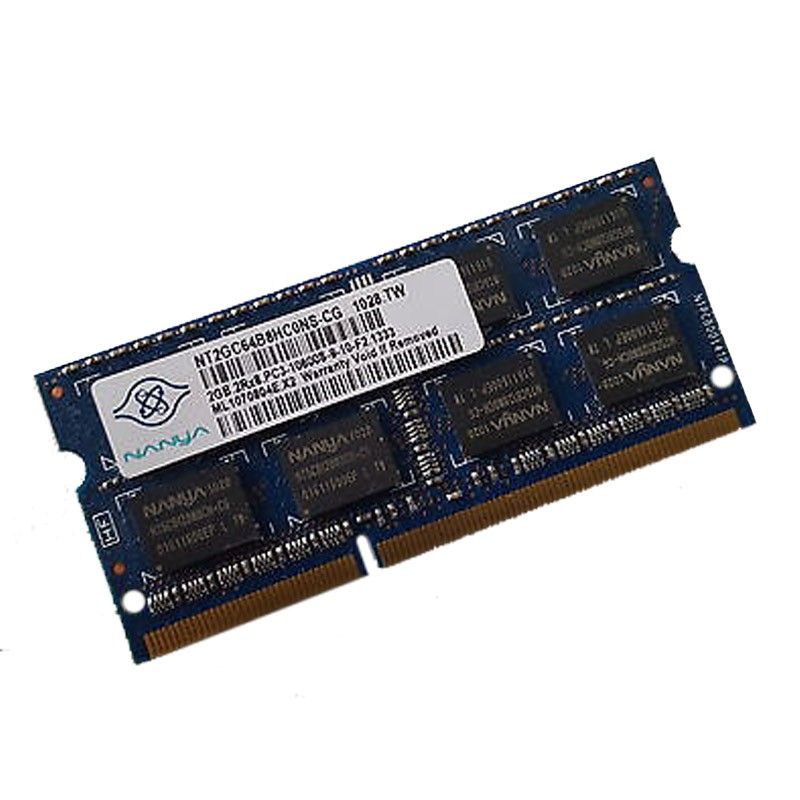 Nanya 2GB SODIMM DDR3 PC Memory (NT2GC64B8HC0NS-CG, 1333MHz, CL9)