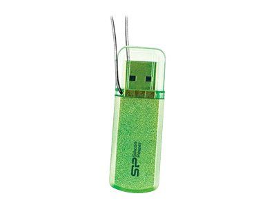 Silicon Power Helios 101 - USB Flash Drive - 16GB - USB 2.0 - Green Apple