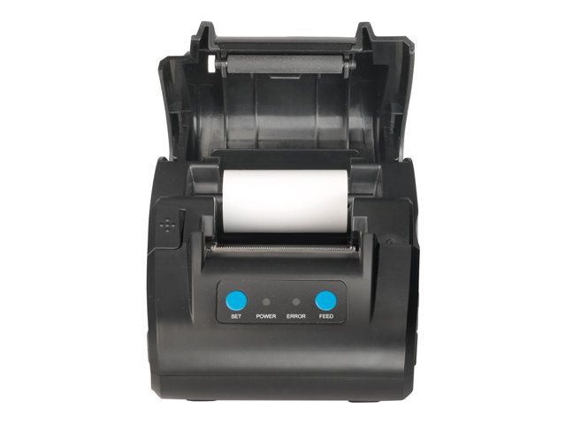 Safescan TP-230 Label Printer - Thermal Roll - 5.8 cm - 203 dpi - Up to 60 mm/sec - USB, Serial - Black