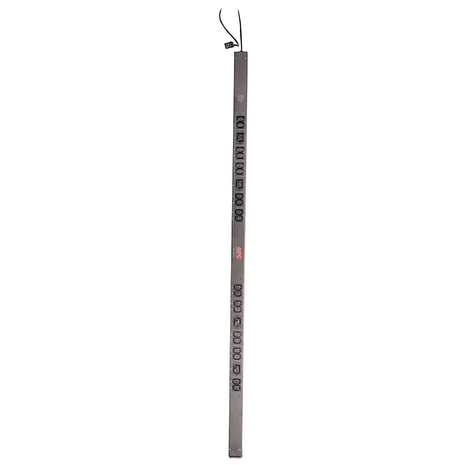 PDU de base à montage en rack APC - Unité de distribution d'alimentation (rack-montable) - CA 230 V - 3680 watt - entrée : IEC 60320 C20 - connecteurs de sortie : 24 (power IEC 60320 C13, IEC 60320 C19) - 3 m cordon - noir - pour P/N:...