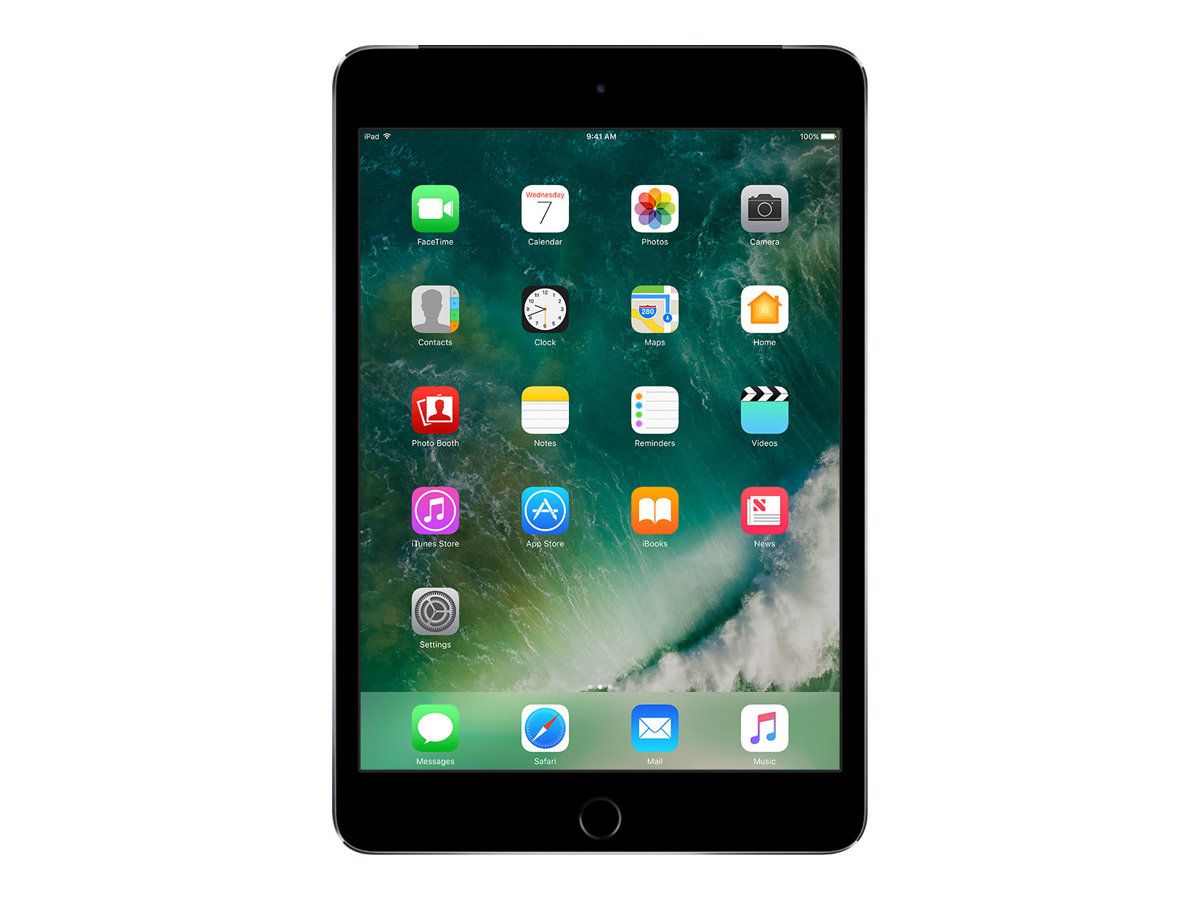 Apple iPad mini 4, 32GB, Wi-Fi + Cellular, 7.9-inch, Space Gray