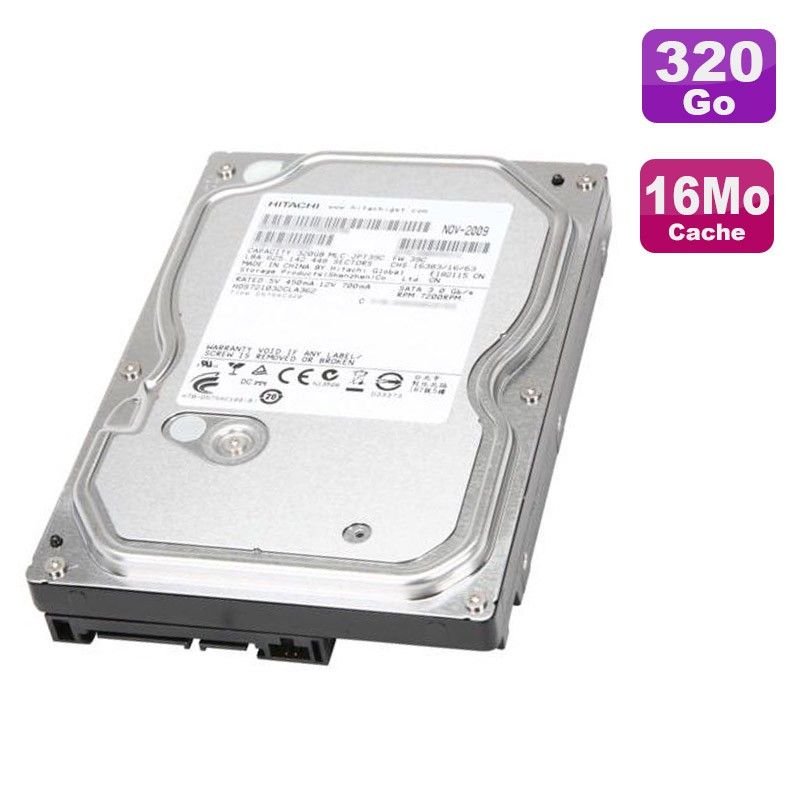 Hitachi 320GB SATA 3.5" Internal Hard Drive