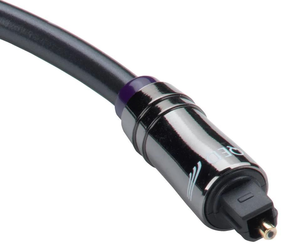 Câble audio optique QED Performance - 5 m TOSLINK mâle/mâle - Graphite