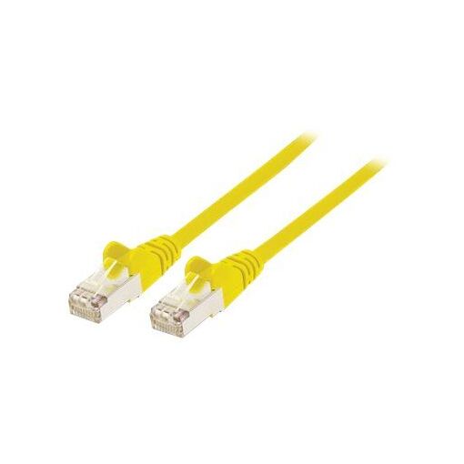 Cordon de raccordement IC Intracom Cat6, 3 m, Jaune, sans accroche