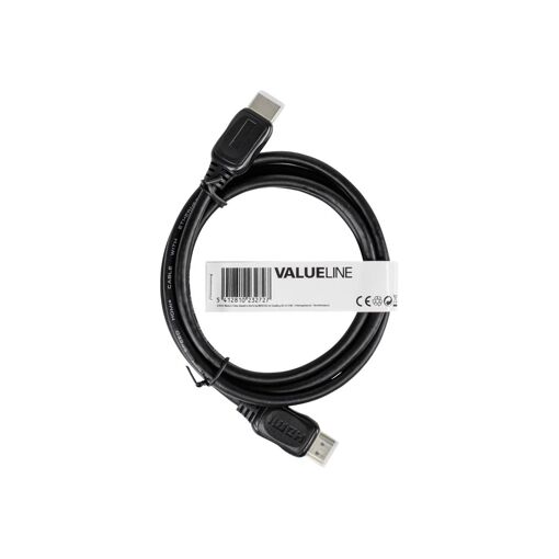 Câble Nedis Valueline Bulk HDMI avec Ethernet - 2 m - Noir - Prise en charge 4K