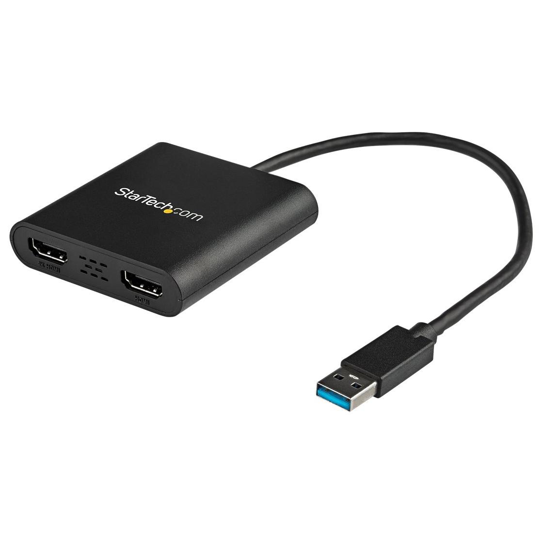 Adaptador USB 3.0 a Doble HDMI de StarTech