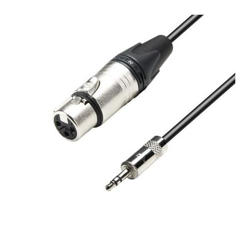 Adam Hall Micro XLR to 3.5mm Stereo Jack Cable - 1.5m
