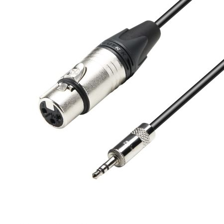 Adam Hall Micro XLR Female to 3.5mm Stereo Jack Cable - 3m