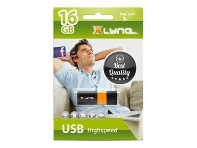 Unidad Flash USB 2.0 XLyne Wave 16 GB