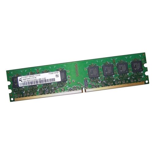 Memoria RAM de 1 GB Qimonda HYS64T128020EU-2.5-B2 DDR2 PC2-6400U 800 MHz
