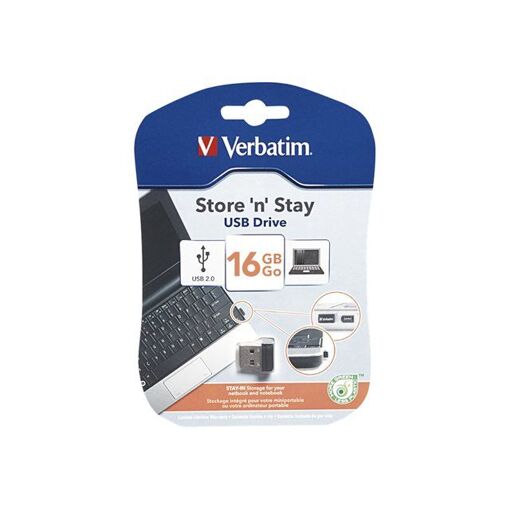 Unidad USB Verbatim de 16 GB - Negro