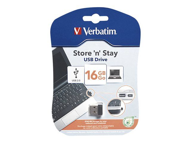 Unidad USB Verbatim de 16 GB - Negro