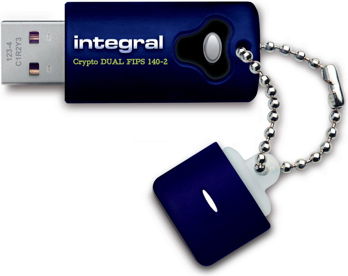 Unidad USB Integral Crypto Dual - 16 GB - USB 3.0 - Encriptada - Estándar FIPS 140-2 Nivel 3