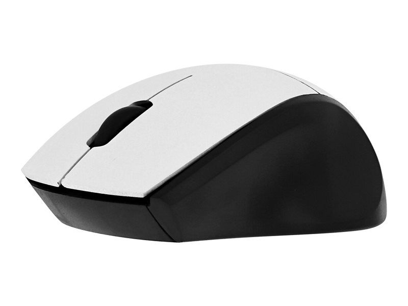 TNB Miny MM240 - Wireless Mouse - Ergonomic - Optical - 3 Buttons - 2.4GHz - USB Wireless Receiver - White