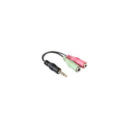 Adaptateur audio Delock - Mini-jack stéréo 3,5 mm mâle vers femelle - 12 cm