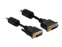 Cable Delock 1m DVI-I, Negro