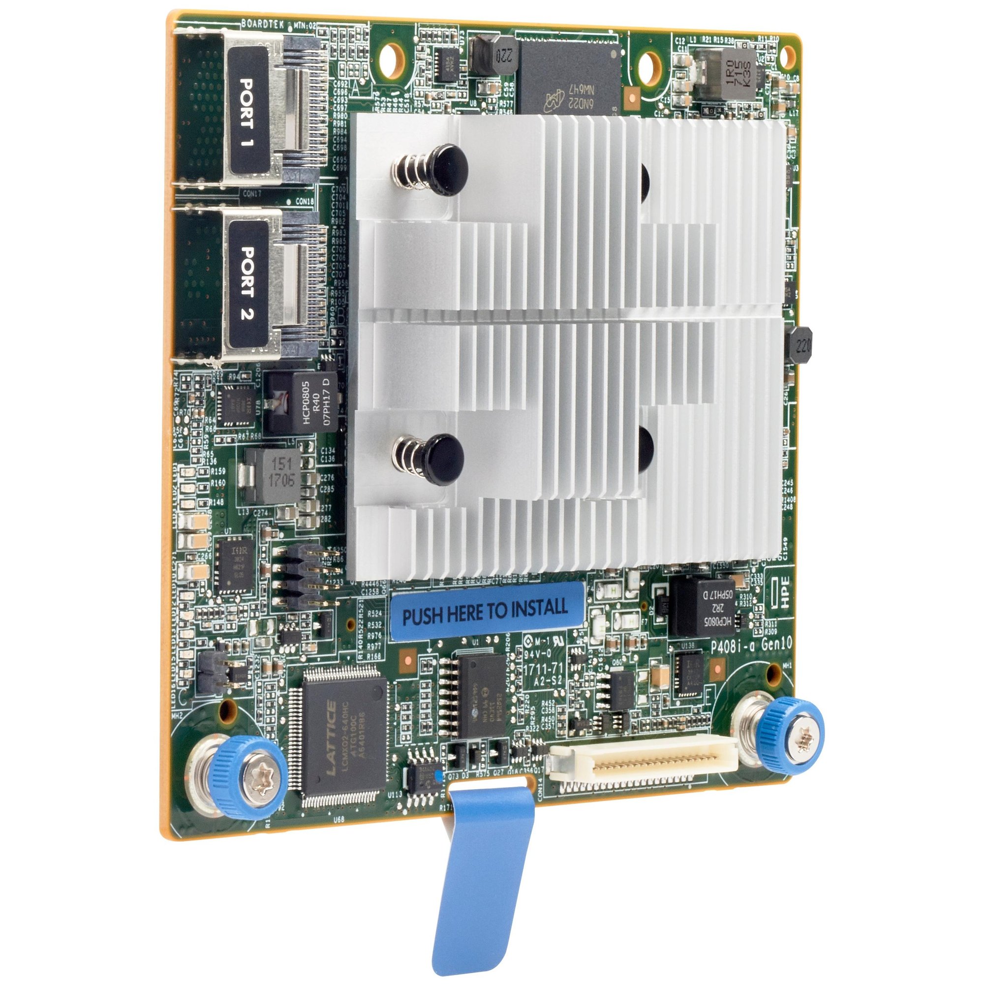 Controlador modular HPE Smart Array P408i-a Gen 10 (8 carriles internos/2 GB de caché) 12G SAS